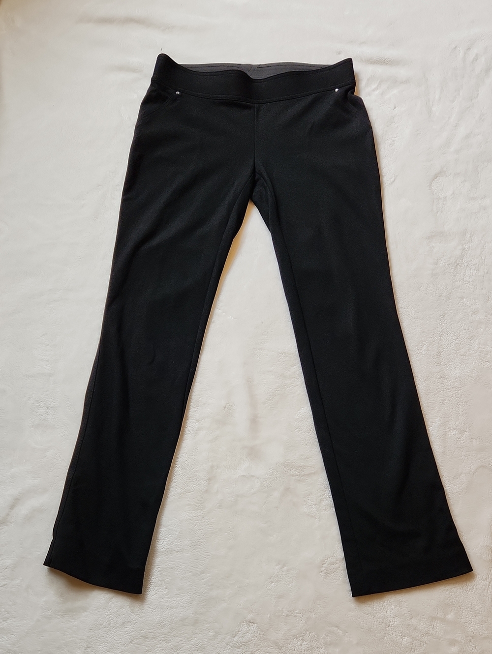 INC International Concepts Black Bootcut Stretch Pants